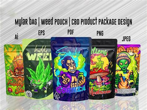 fake weed mylar bags